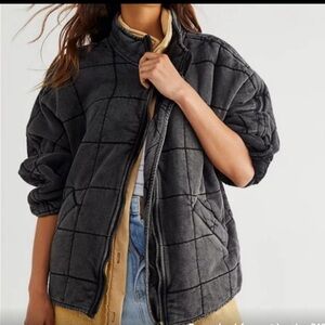 ⭐️Free People quilted dolman jacket⭐️ like new